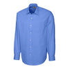 Cutter & Buck Men's French Blue L/S Epic Easy Care Spread Nailshead