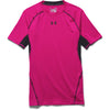 Under Armour Men's Pink HeatGear Armour S/S Compression Shirt