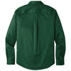 Port Authority Men's Dark Green Long Sleeve SuperPro React Twill Shirt