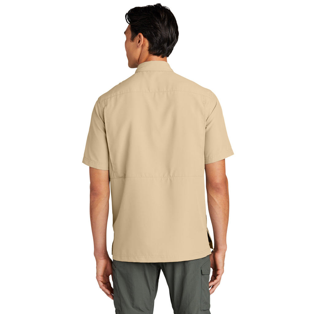 Port Authority Men's Oat Short Sleeve UV Daybreak Shirt