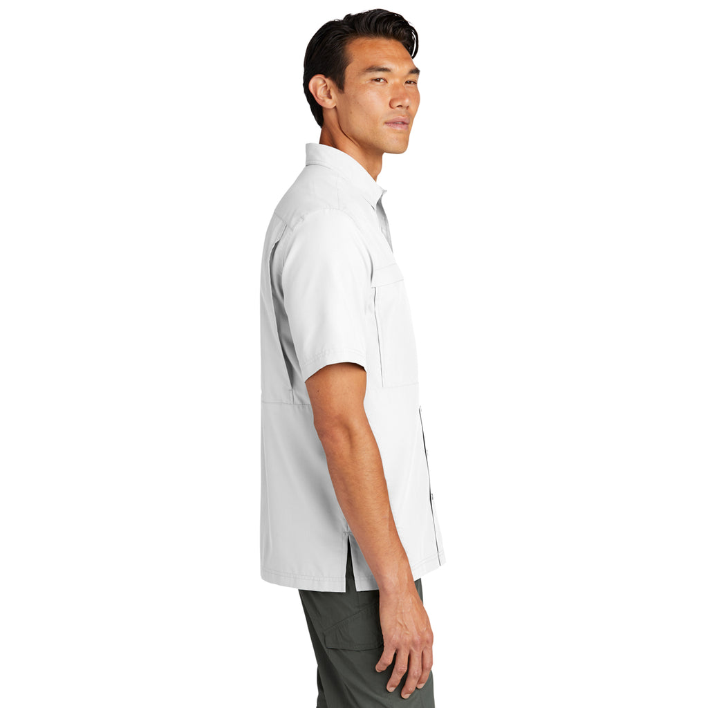 Port Authority Men's White Short Sleeve UV Daybreak Shirt