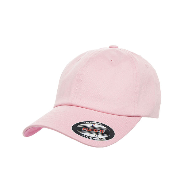 Flexfit Pink Twill Cap Dad Cotton