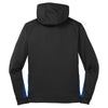 Sport-Tek Youth Black/True Royal Sport-Wick Fleece Colorblock Hooded Pullover