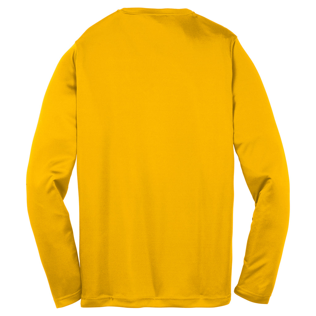 Sport-Tek Youth Gold Long Sleeve PosiCharge Competitor Tee