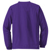 Sport-Tek Youth Purple V-Neck Raglan Wind Shirt