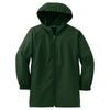 Sport-Tek Youth Forest Green Hooded Raglan Jacket