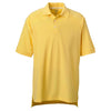 adidas Golf Men's ClimaLite Yellow S/S Pique Polo