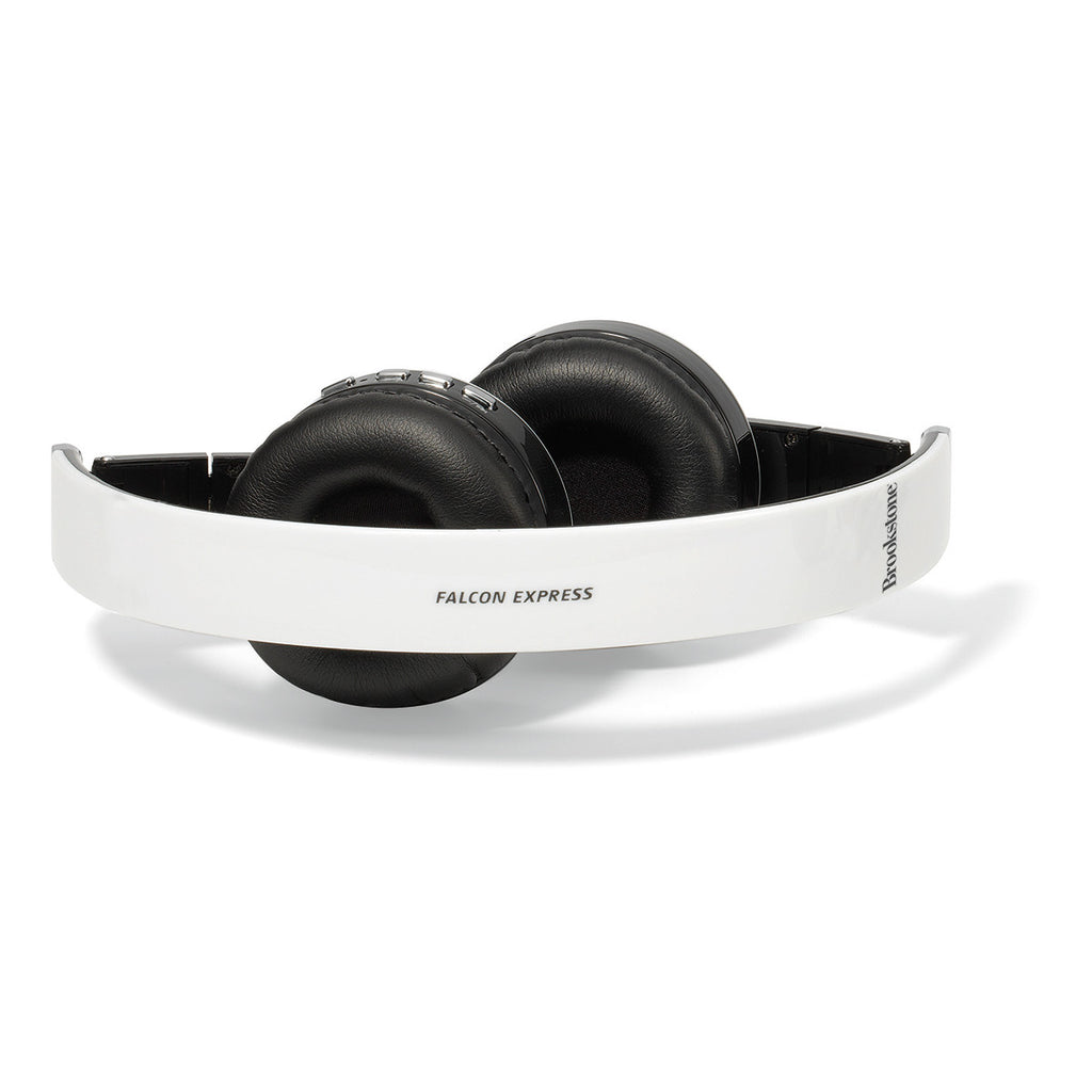 Brookstone White Rhapsody Bluetooth Headphones