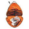 Brookstone Black/Orange Deluxe Roadside Safety Kit