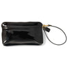 Isaac Mizrahi Shiny Black Patent Ava Wristlet Wallet
