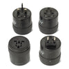 Brookstone Black Global Twist Outlet Adapter