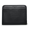 Brookstone Black Leather Tablet Stand E-Padfolio