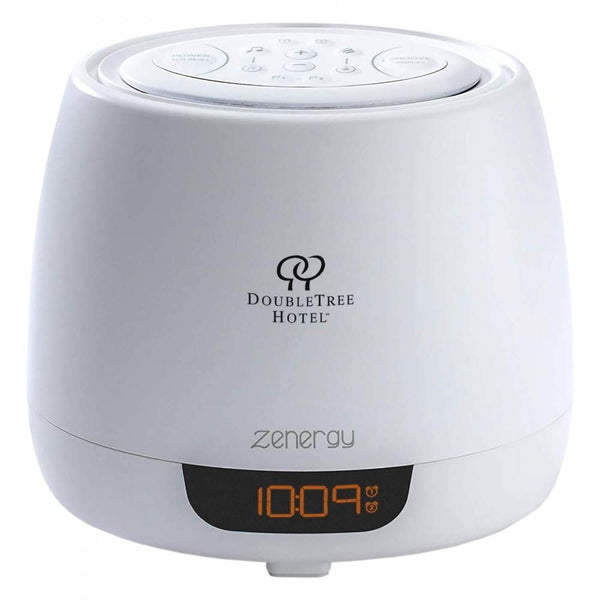 iHome White Aromatherapy Essential Oil Diffuser Alarm Clock With Sound