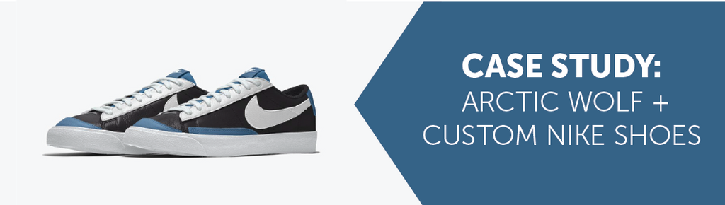 Case Study: Arctic Wolf Gets Custom Nike Shoes