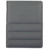 Leed's Grey Puffer Zippered Padfolio with FSC Recycled Paper