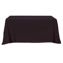Hit Black Flat Poly/Cotton 4-sided Table Cover