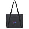 Gemline Black Repeat Lite Recycled Poly Tote