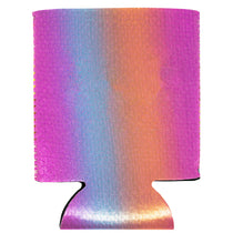Best Promotions USA Metallic Pastel Rainbow Metallic Neoprene Collapsible Coolie