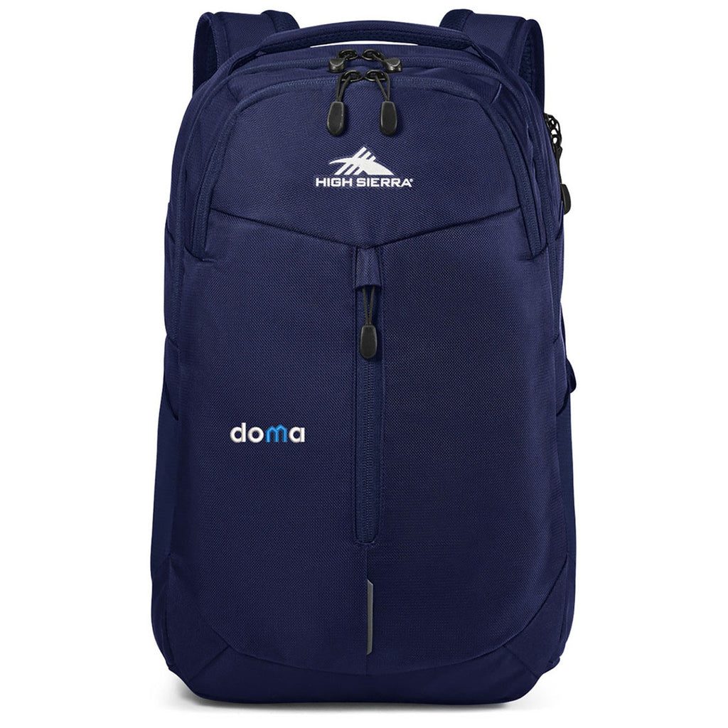High Sierra True Navy Swerve Pro Laptop Backpack