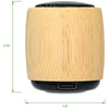 Gemline Bamboo Reed Mini Circle Wireless Speaker