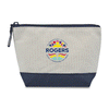 Gemline Navy Canvas Zippered Pouch