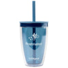 Cool Gear Elemental Blue Oasis Straw Bottle - 14 Oz.