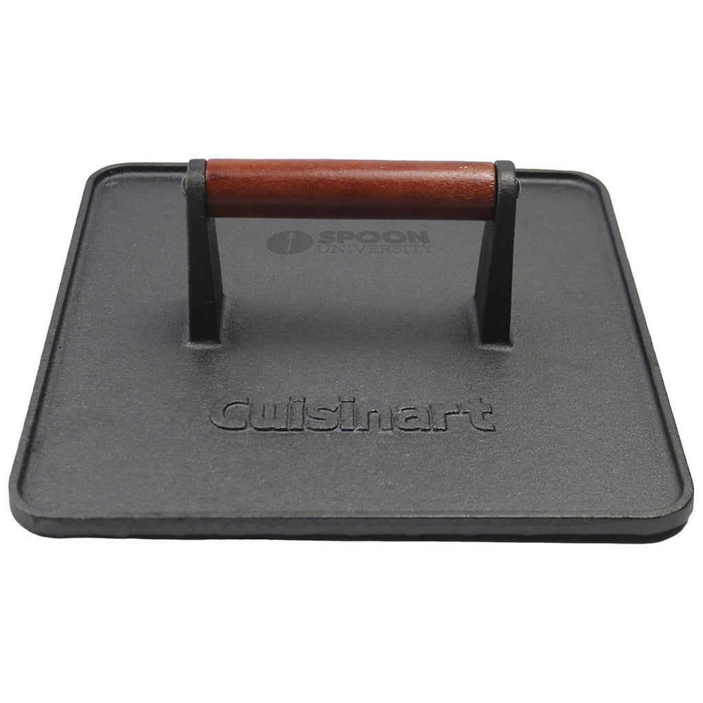 Cuisinart Outdoors Black XL Cast Iron Griddle Press