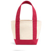 Gemline Red Petite Canvas Tote