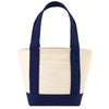 Gemline True Navy Petite Canvas Tote