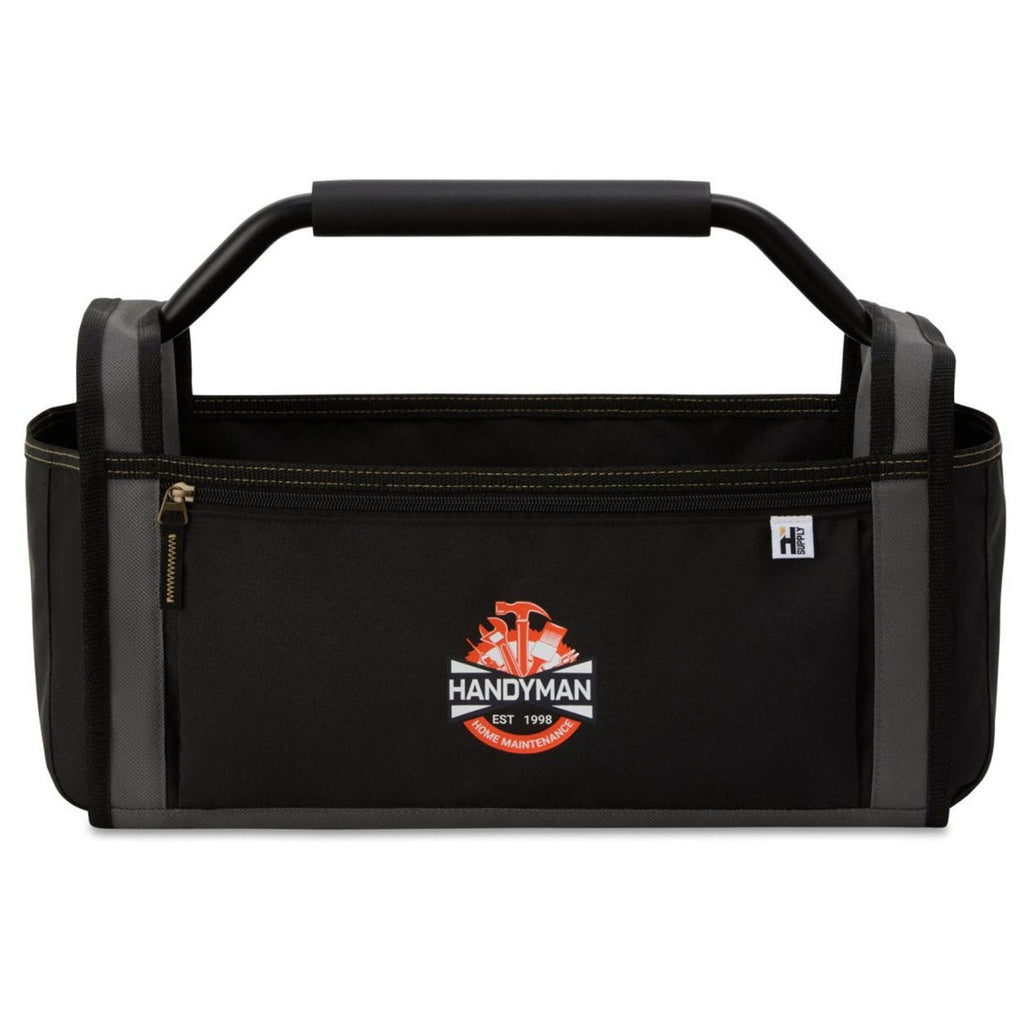 Heritage Supply Pro Dark Grey Recycled rPET Open Top Tool Bag