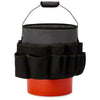 Heritage Supply Pro Dark Grey Recycled rPET 18-inch 5-Gallon Bucket Tool Organizer