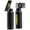 RINGO Black Pro Water Bottle with Magnetic Booster Ring - 24 Oz.