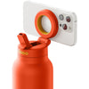 RINGO Orange Pro Water Bottle with Magnetic Booster Ring - 24 Oz.