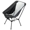 Gemline Black Campstead Recycled rPET Camping Chair w/ Storage Bag
