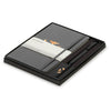 Moleskine Slate Grey/Black Large Notebook, GO Pen, and Mini Notebook Charm Gift Set