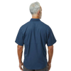 Paragon Men's Navy Hatteras Performance Short Sleeve Fishing Shirt