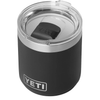 YETI Black Rambler 10 oz Stackable Lowball 2.0 with Durasip Ceramic Lining