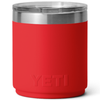 YETI Rescue Red Rambler 10 oz Stackable Lowball 2.0 with Durasip Ceramic Lining