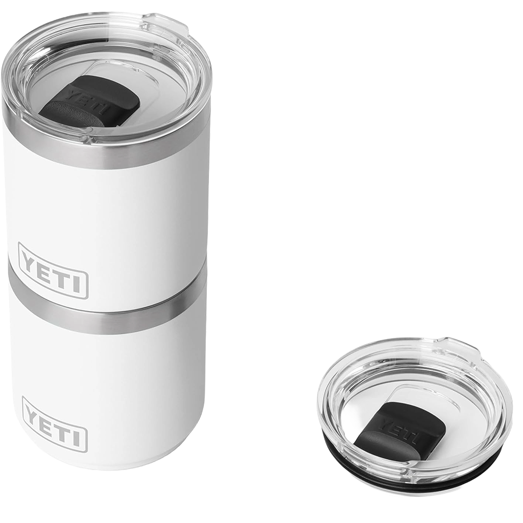 YETI White Rambler 10 oz Stackable Lowball 2.0 with Durasip Ceramic Lining