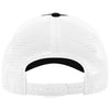 Richardson Black/White Garment Washed Trucker