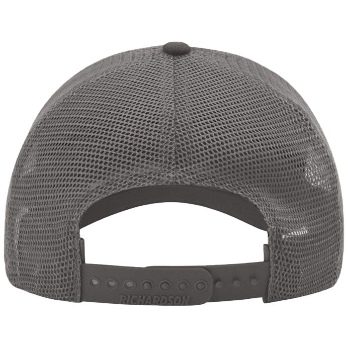 Richardson Charcoal Garment Washed Trucker