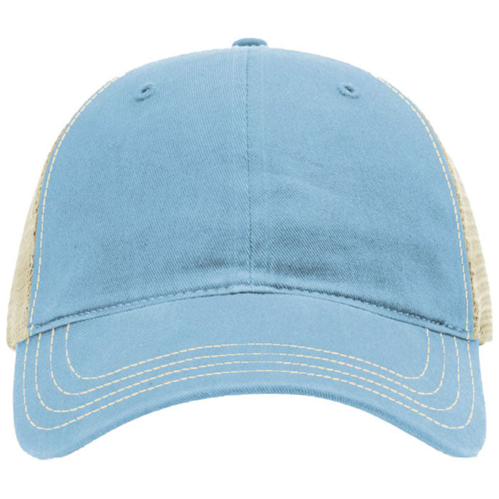 Richardson Columbia Blue/Khaki Garment Washed Trucker