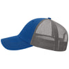 Richardson Royal/Charcoal Garment Washed Trucker