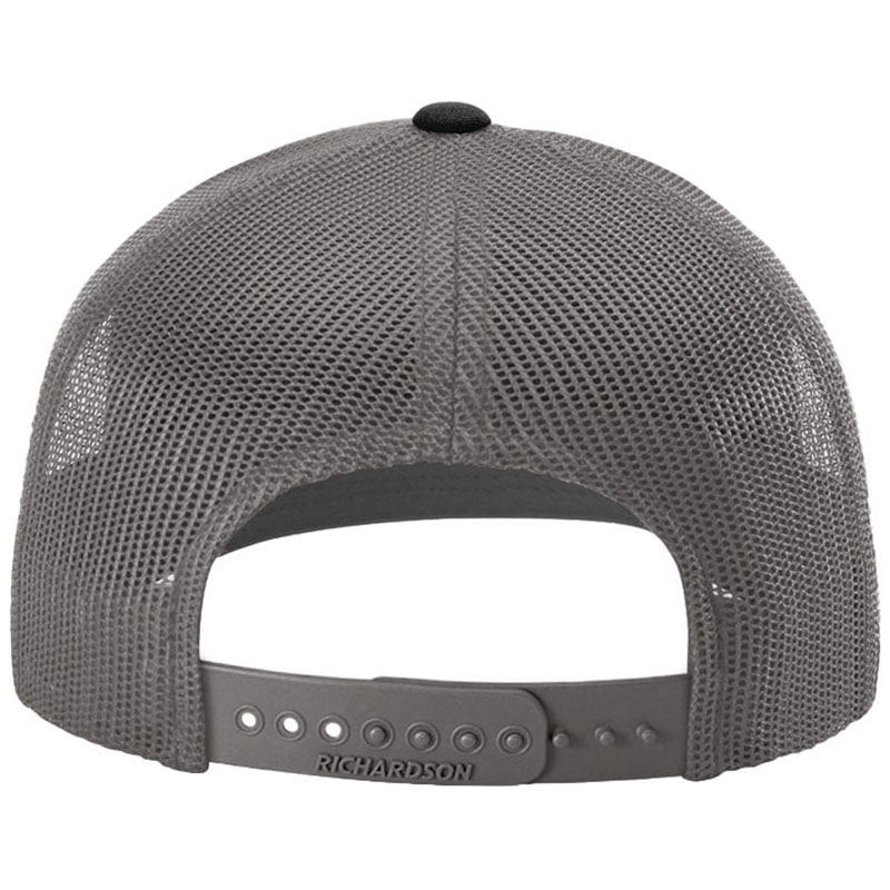 Richardson Black/Charcoal Trucker Cap