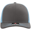 Richardson Charcoal/Columbia Blue Trucker Cap