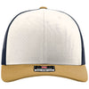 Richardson Cream/Navy/Amber Gold Trucker Cap