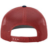 Richardson Heather Grey/Cardinal/Navy Trucker Cap