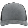 Richardson Heather Grey/Black Trucker Cap