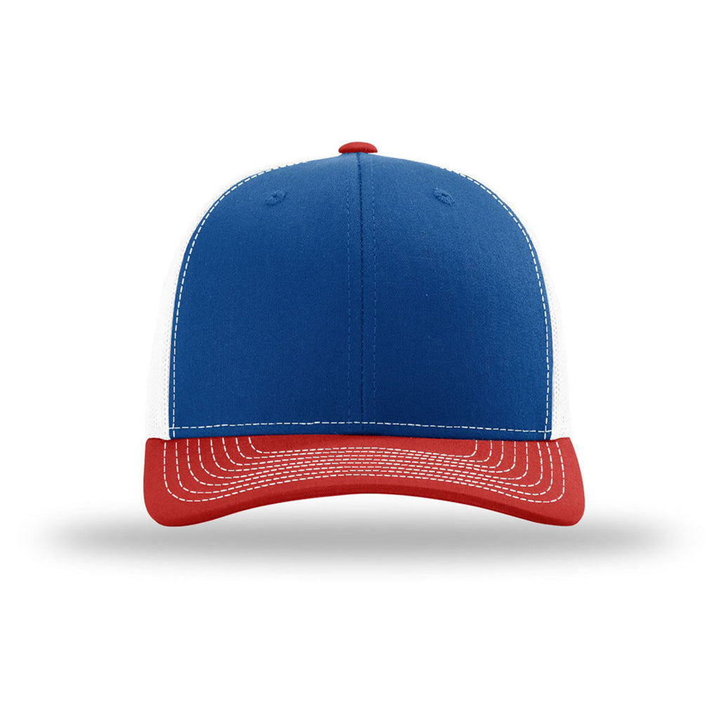 Richardson Royal/White/Red Trucker Cap