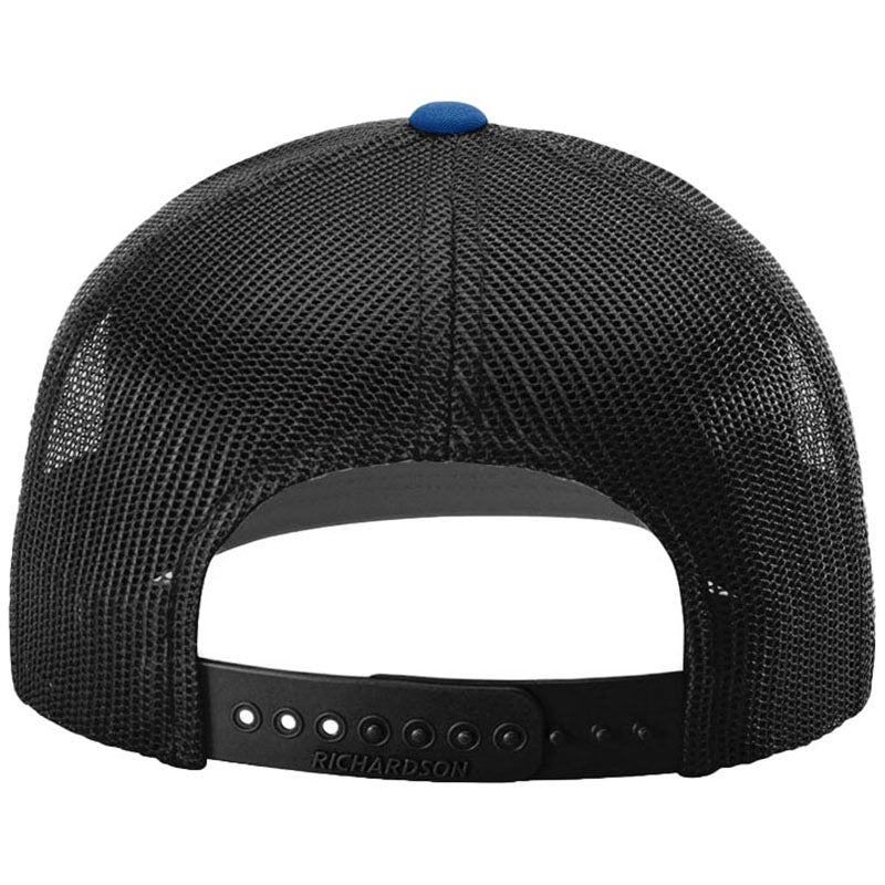 Richardson Royal/Black Trucker Cap